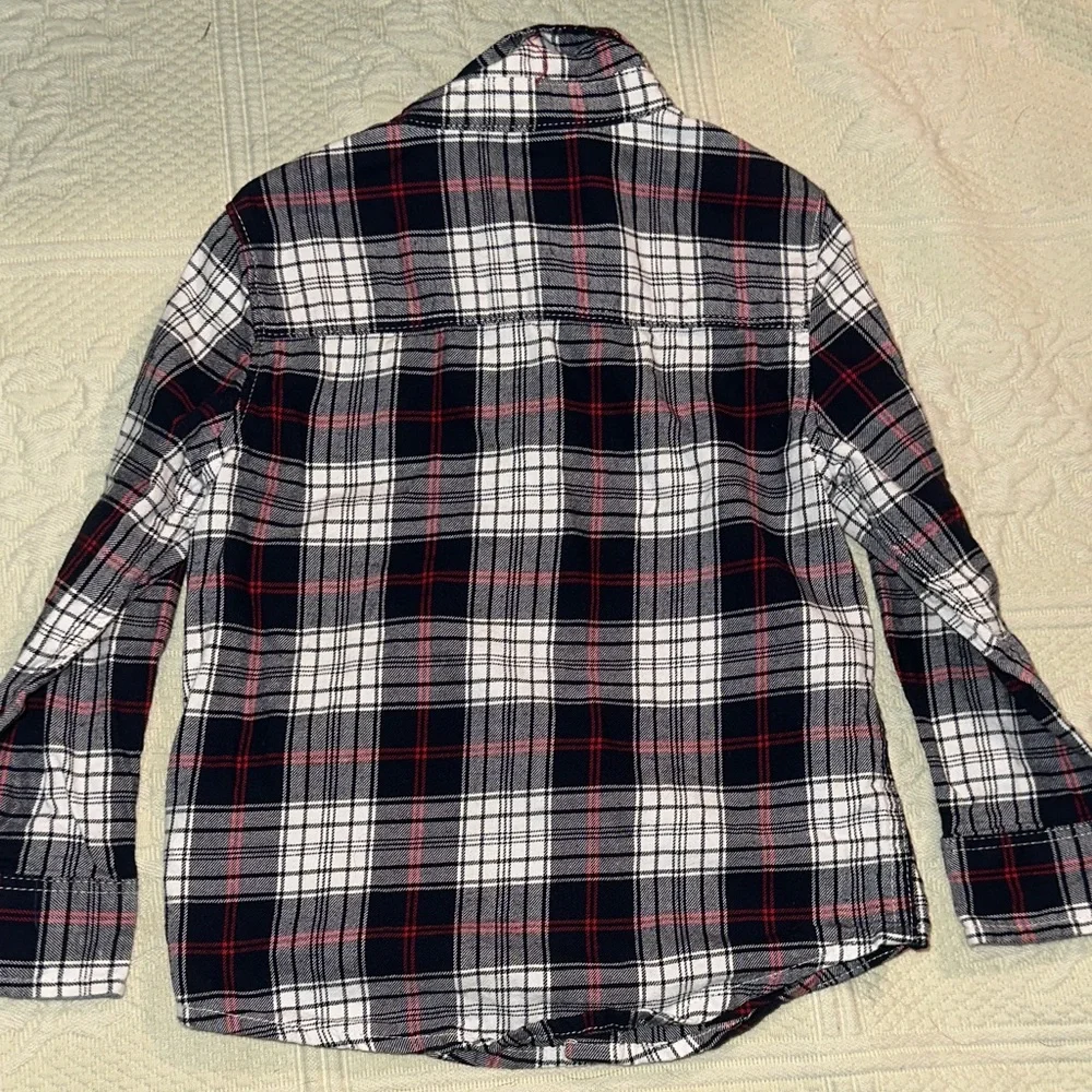 OshKosh B'gosh Kids Plaid Shirt - Red and Black